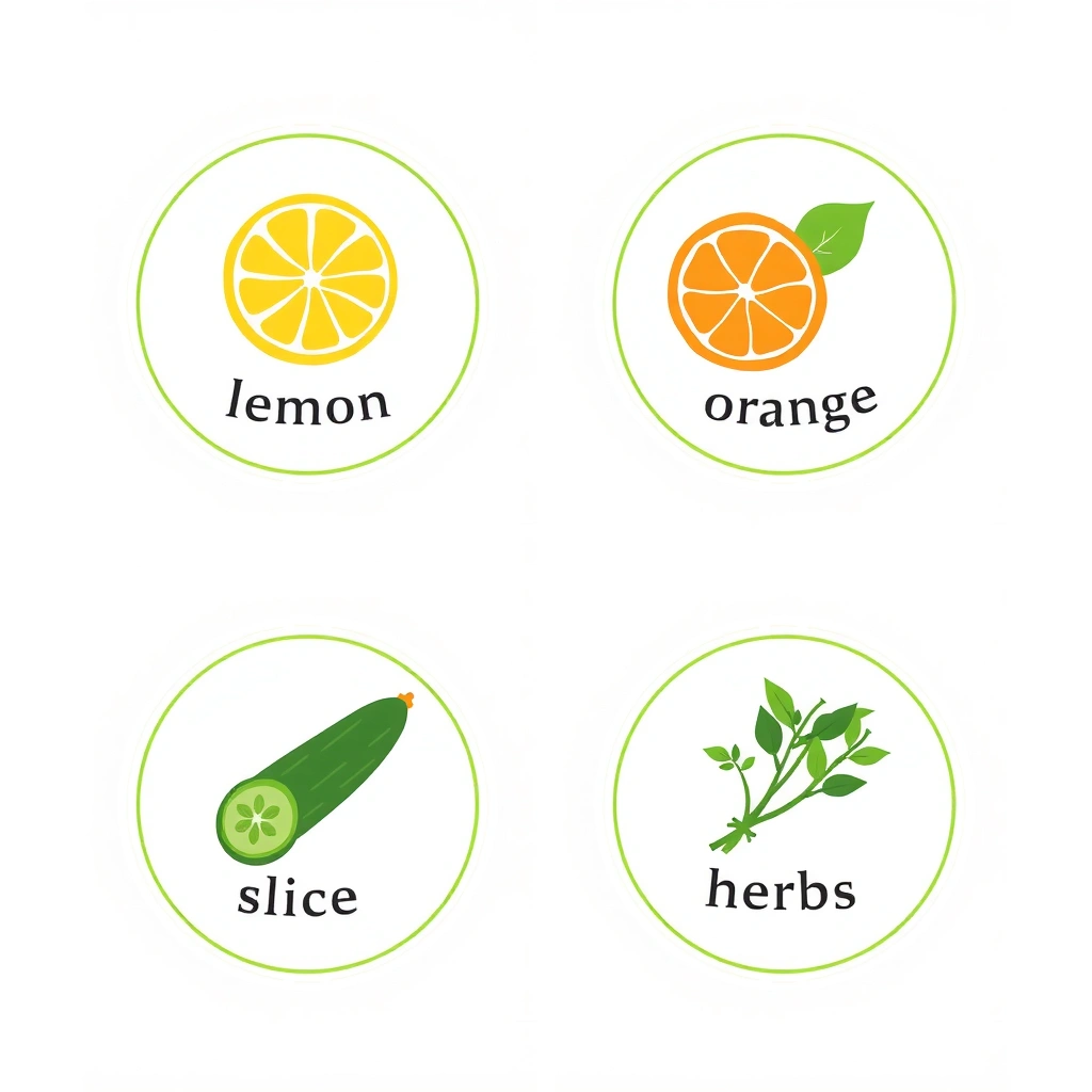 Etykiety do pojemników zapachowych - Szablony - Dzień Zdrowego Jedzenia