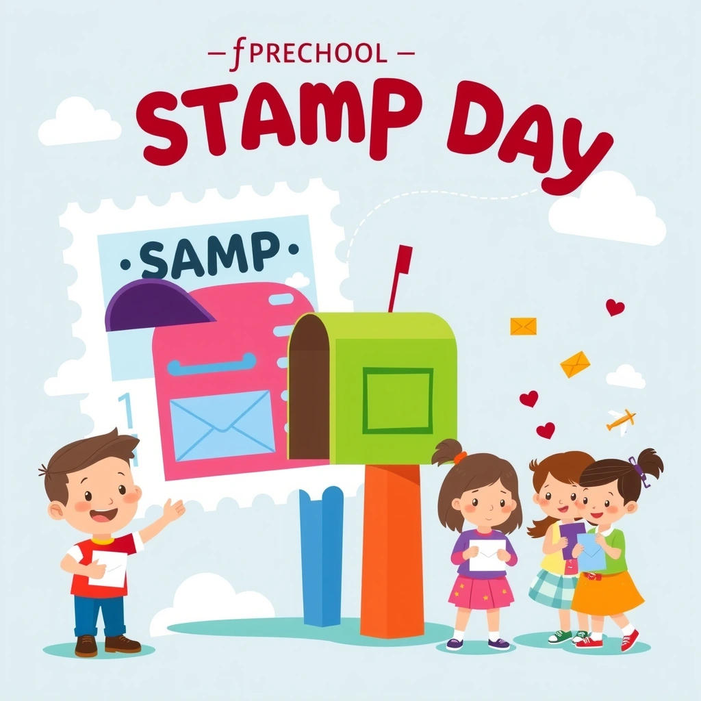 Plakat: Dzień Znaczka Pocztowego - Materiały - Dzień Znaczka Pocztowego