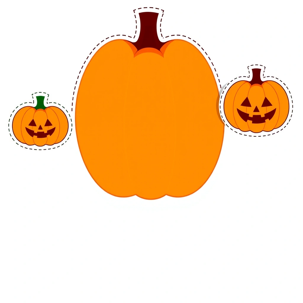 Szablon dyni na podłogę - Szablony - Halloween