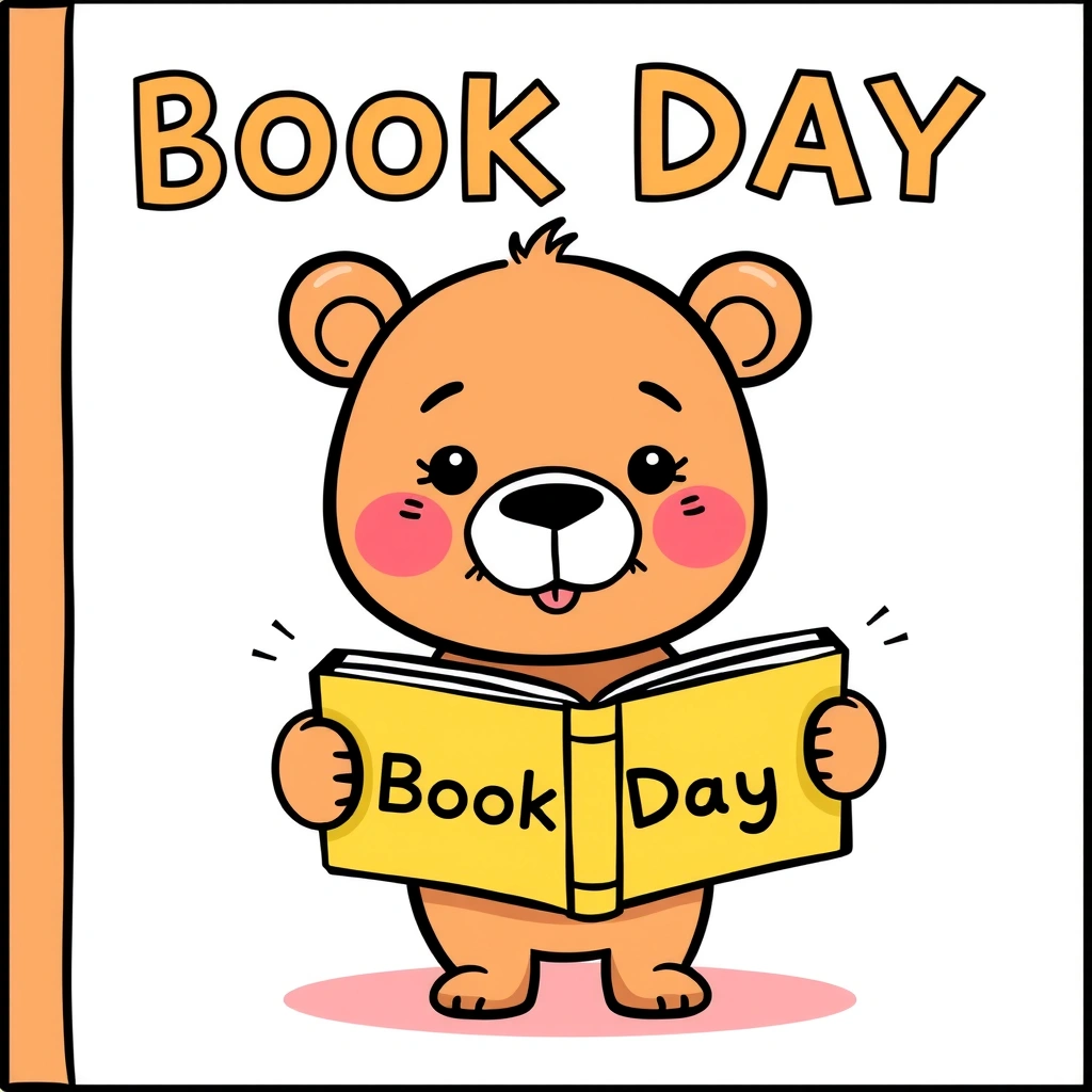 Okładka krótkiej książeczki - Materiały - Dzień Książki dla Dzieci