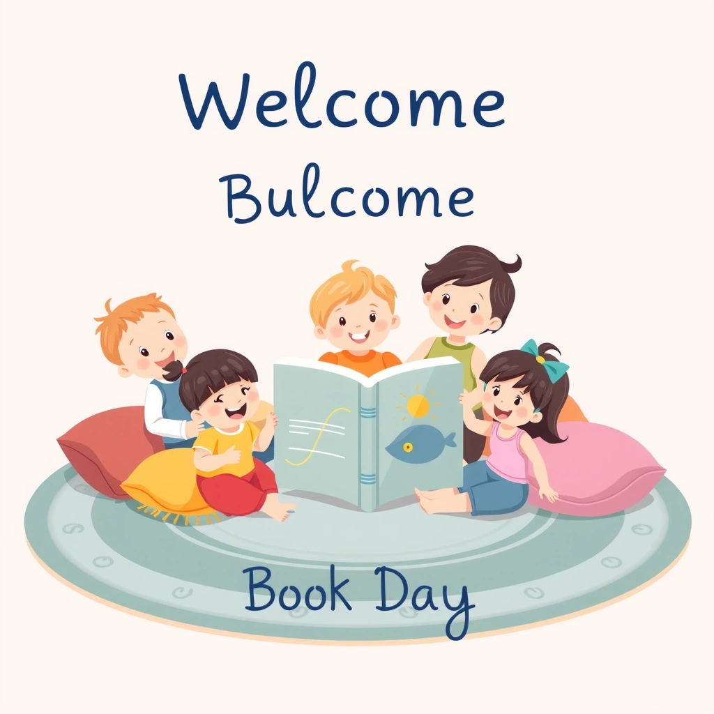 Plakat powitalny 'Dzień Książki dla Dzieci' - Materiały - Dzień Książki dla Dzieci