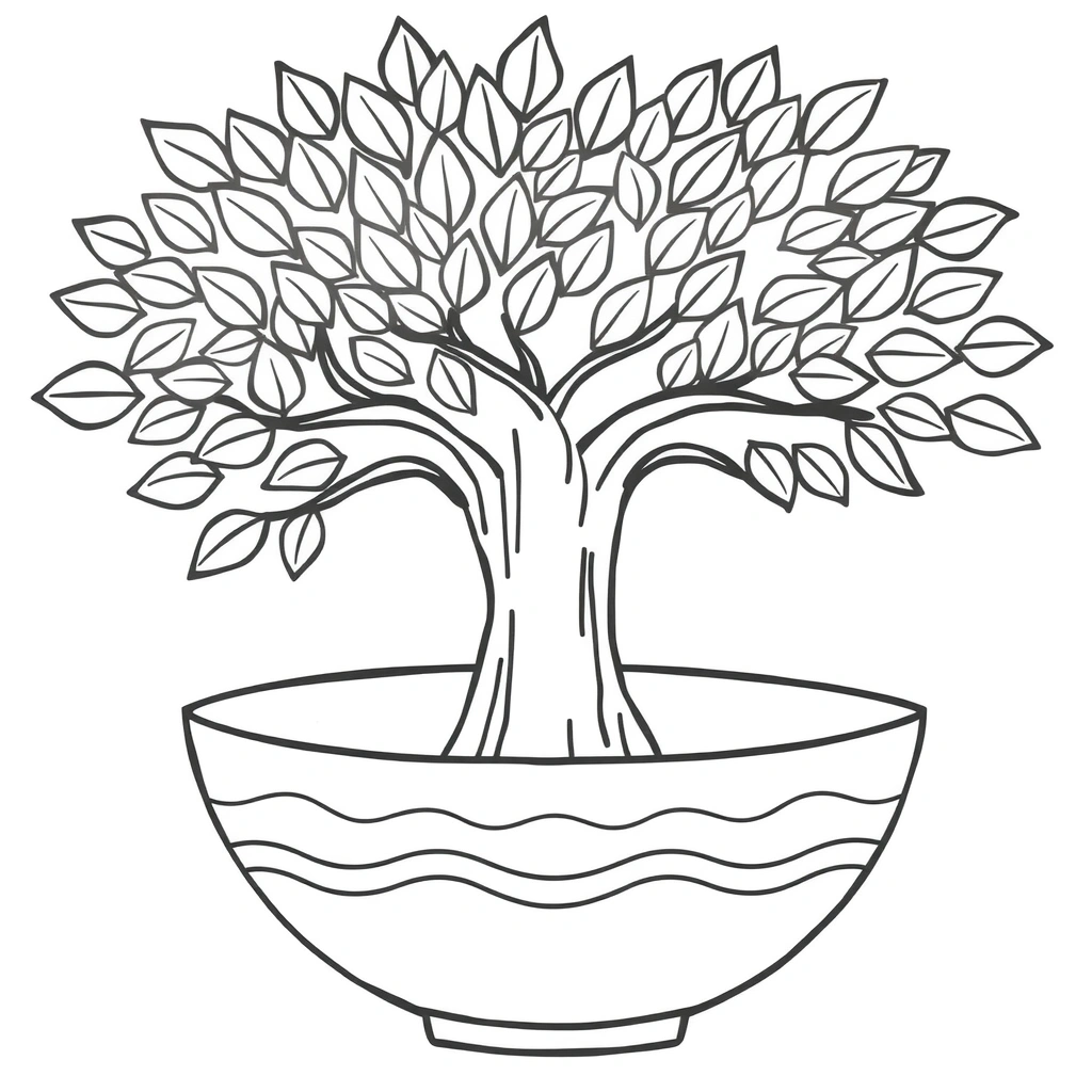 Szablon: Wspólne drzewo śniadaniowe - Szablony - Dzień Płatków Śniadaniowych