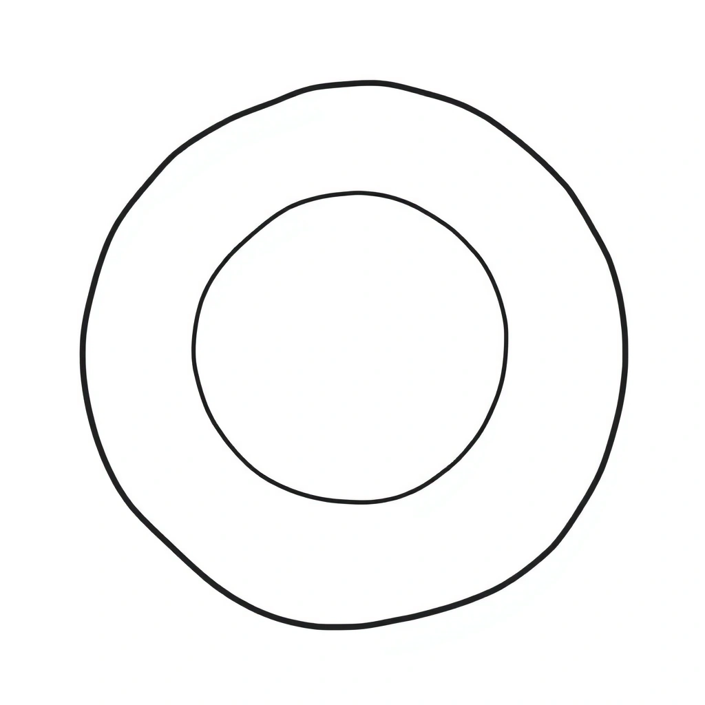 Duża papierowa pizza — szablon - Szablony - Dzień Pizzy (luty)