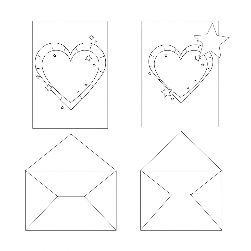 Szablony laurek i kopert — Poczta życzeń - Szablony - Dzień Dziecka