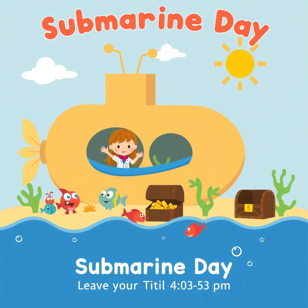 Plakat zajęć: Dzień Łodzi Podwodnej - Materiały - Dzień Łodzi Podwodnej