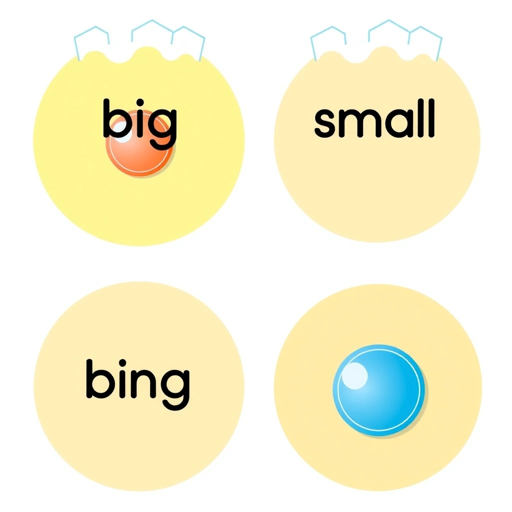 Etykiety do miseczek (duży / mały / czerwony / niebieski) - Szablony - Dzień Guzika