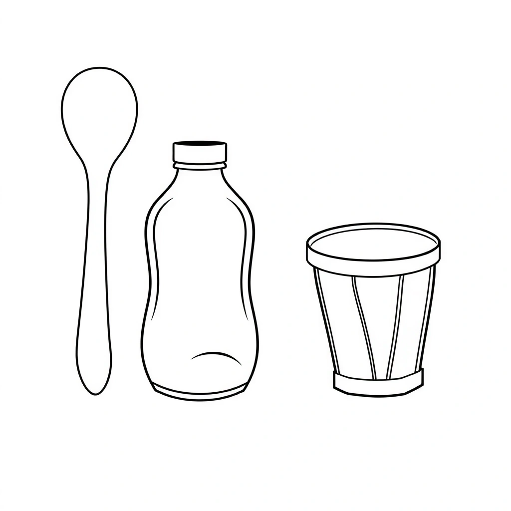 Kolorowanka: instrumenty z recyklingu - Kolorowanki - Dzień Majsterkowicza