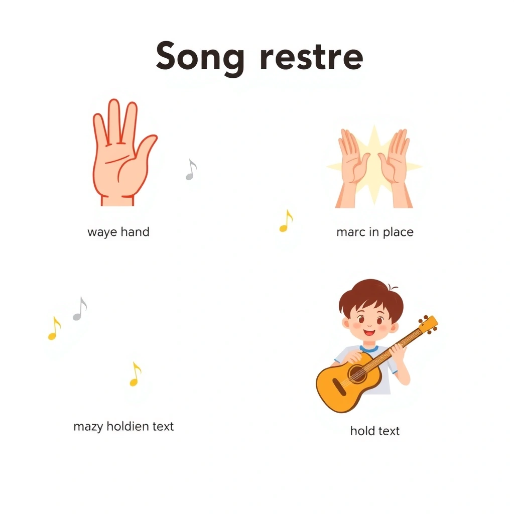 Szablon piosenki powitalnej z gestami - Szablony - Dzień Majsterkowicza