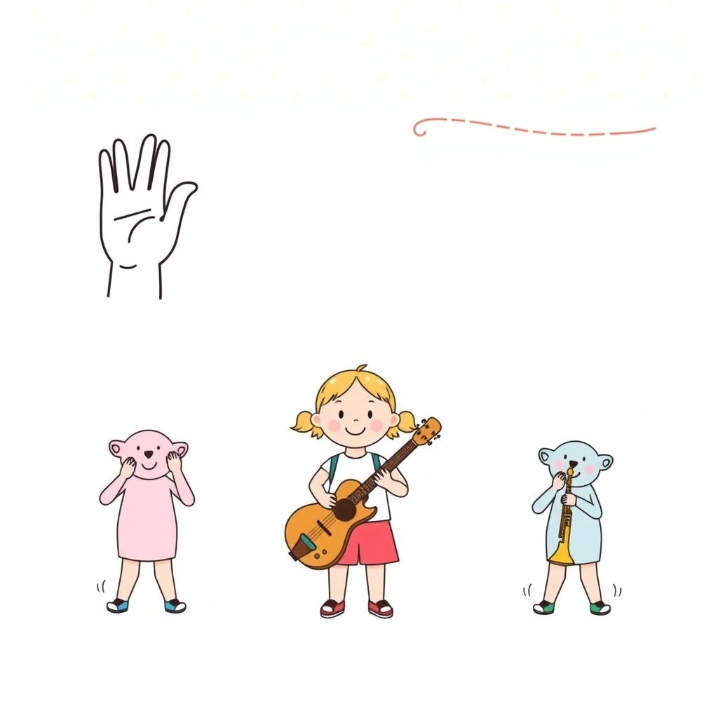 Szablon piosenki powitalnej z gestami - Szablony - Dzień Majsterkowicza