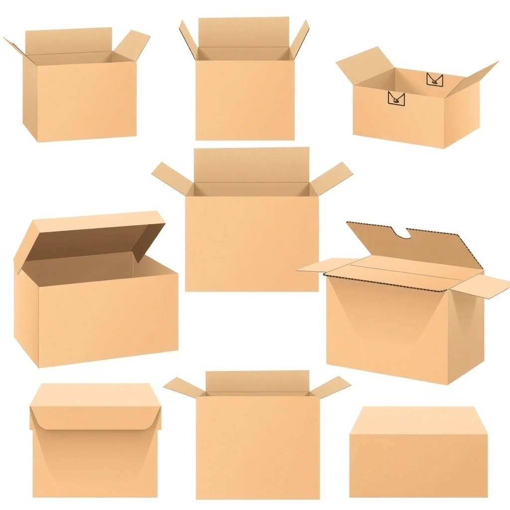 Pudełka kartonowe — ilustracja rekwizytów - Materiały - Dzień Kota