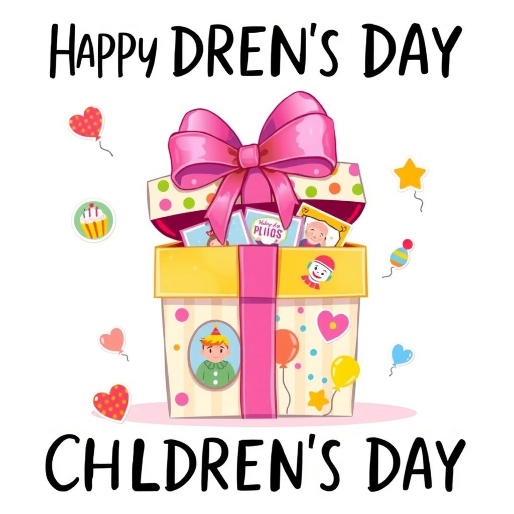 Kolorowa paczka „niespodzianka” - Materiały - Dzień Dziecka