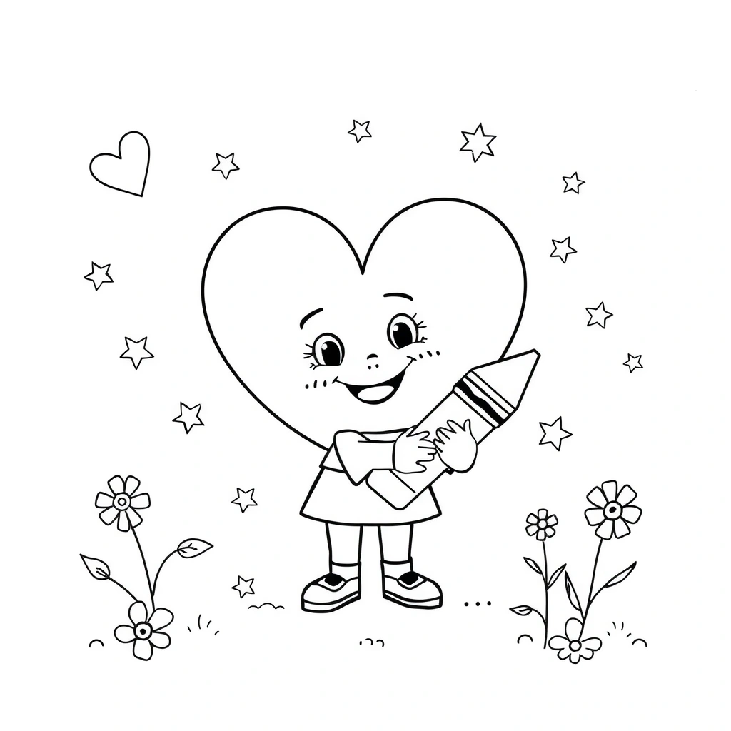 Laurka — kolorowanka dla dzieci - Kolorowanki - Dzień Babci