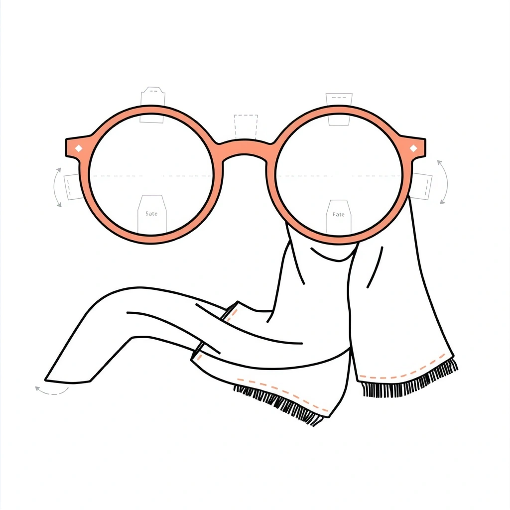 Szablony: okulary z papieru i apaszka dla 'babci' - Szablony - Dzień Babci