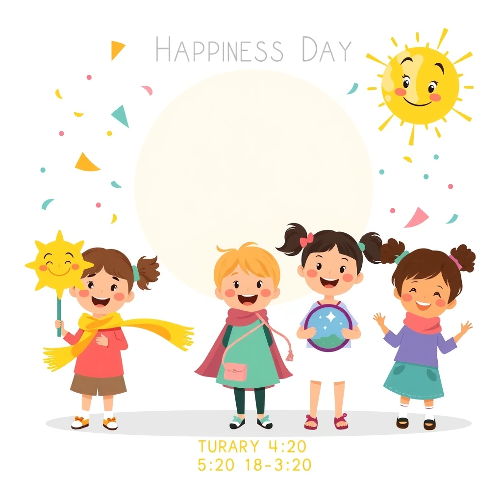 Plakat: Dzień Szczęścia - Materiały - Dzień Szczęścia