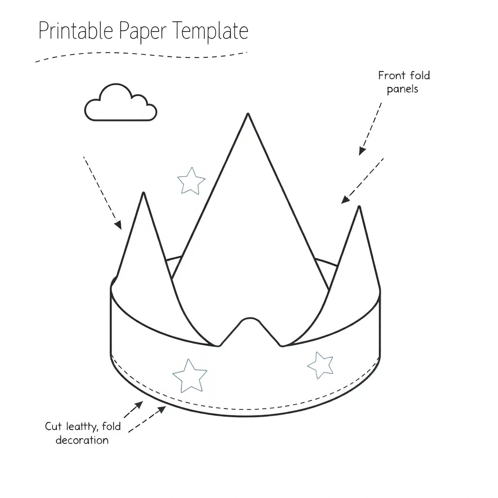 Kapelusz Marzyciela (szablon) - Szablony - Dzień Marzyciela