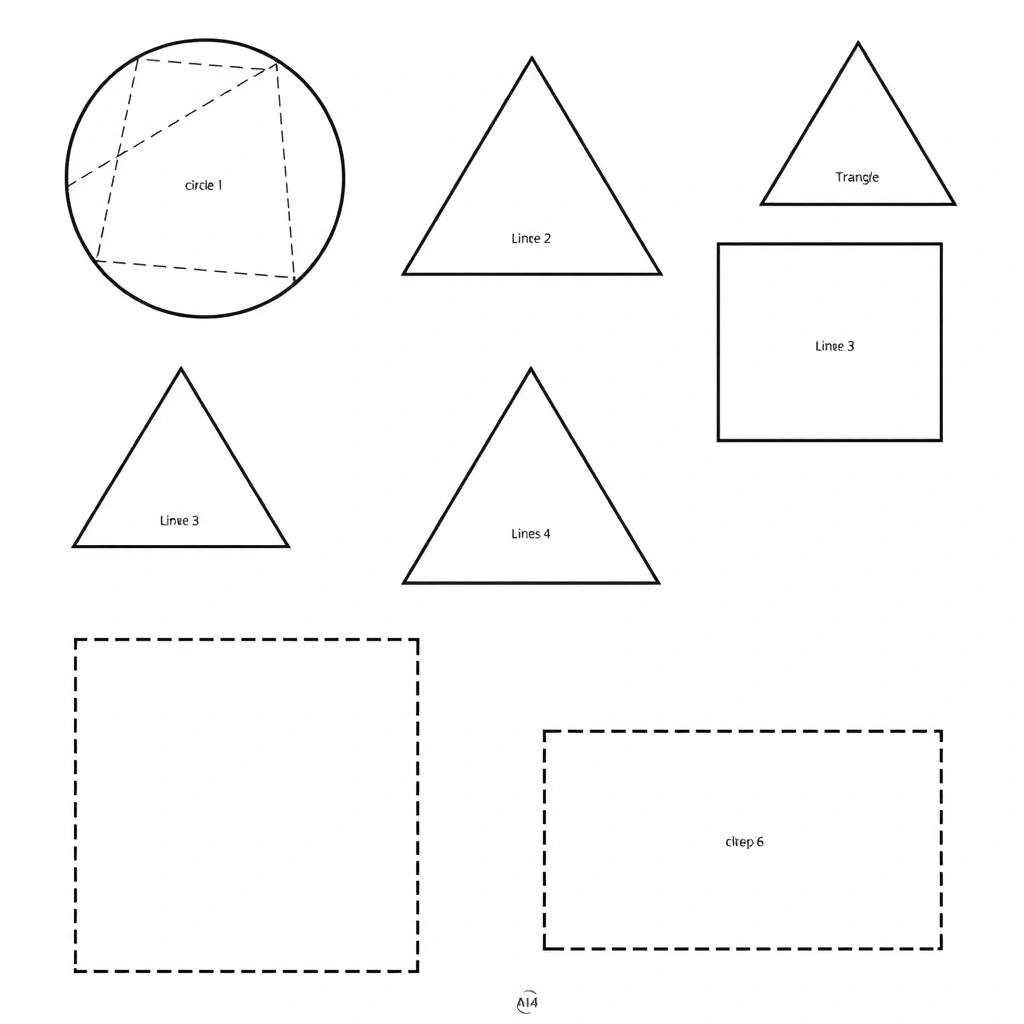 Szablony drewnianych/papierowych figur geometrycznych - Szablony - Dzień Ziemi