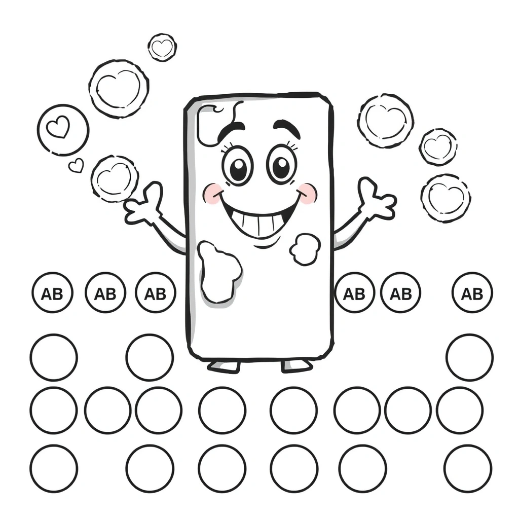 Kolorowanka: Czekoladowe postacie i tokeny - Kolorowanki - Dzień Czekolady (kwiecień)