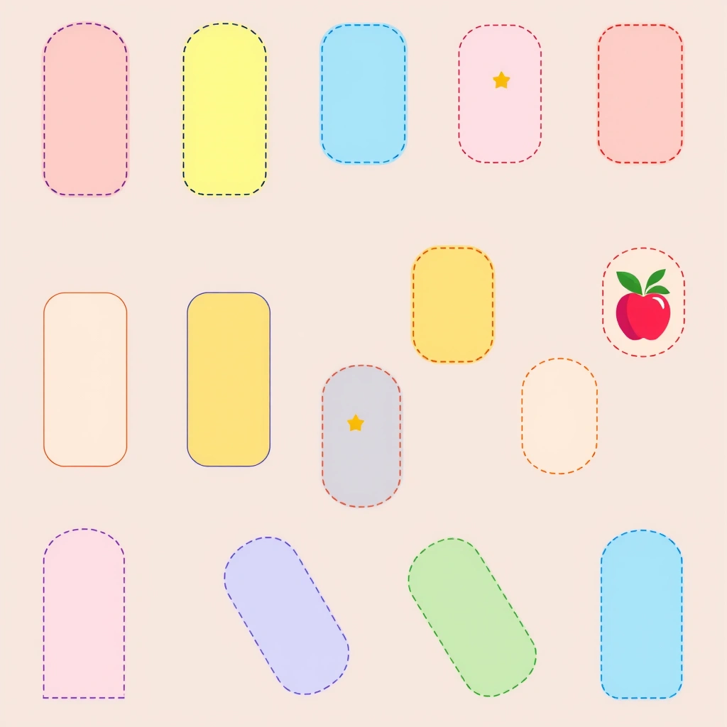 Kolorowe zakładki do wycięcia (szablon) - Szablony - Dzień Książki