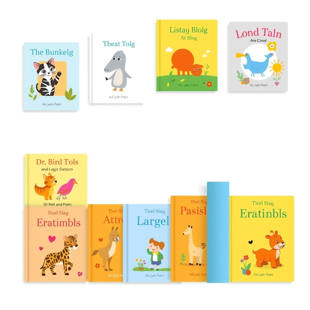 Książkowy rząd (widok z góry) - Materiały - Dzień Książki