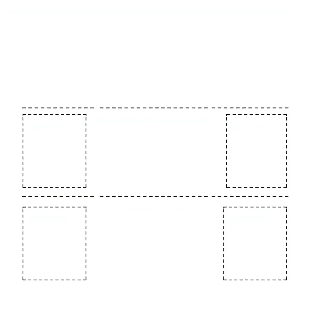 Mini książeczka — pusty szablon stron - Szablony - Dzień Książki