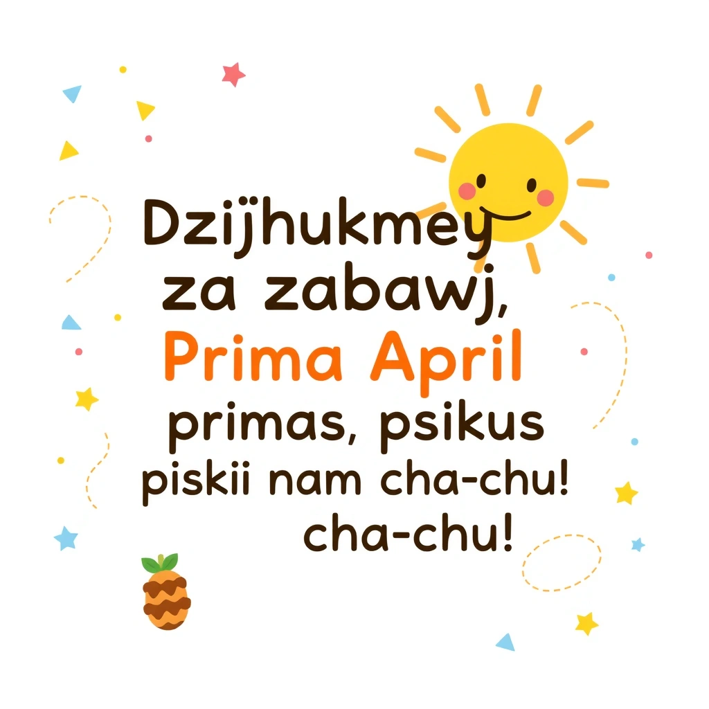 Mini-plakat z rymowanką pożegnalną - Materiały - Prima Aprilis