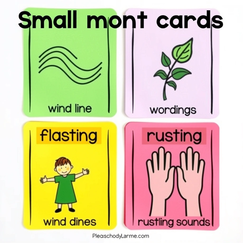 Karty ruchowe do wierszyka — Liście i wiatr - Materiały - Dzień Książki