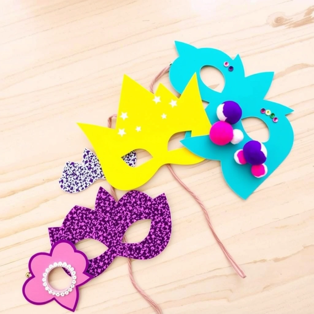 Przykładowe maski - Materiały - Karnawał