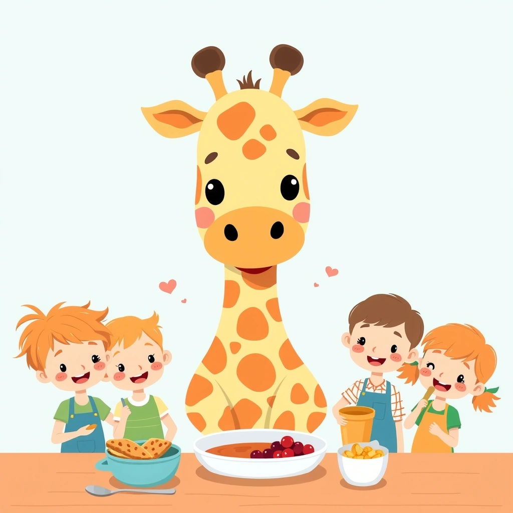 Okładka: Dzień Żyrafy — Kulinarne zabawy - Materiały - Dzień Żyrafy