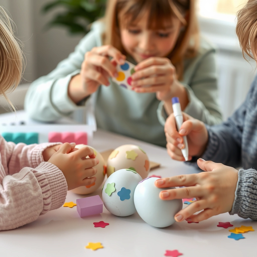 Dekorowanie jajek — aktywność - Materiały - Wielkanoc