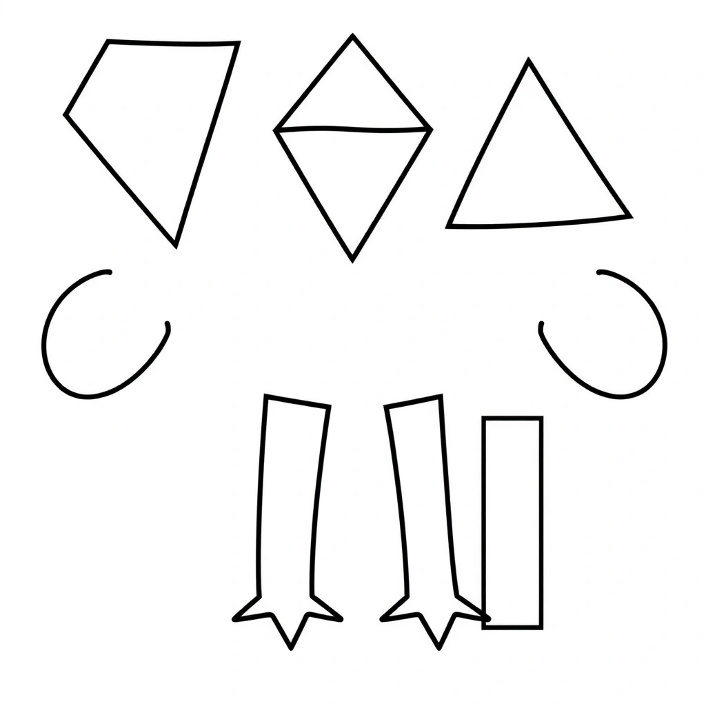 Szablon — dziób i nogi - Szablony - Dzień Bociana Białego