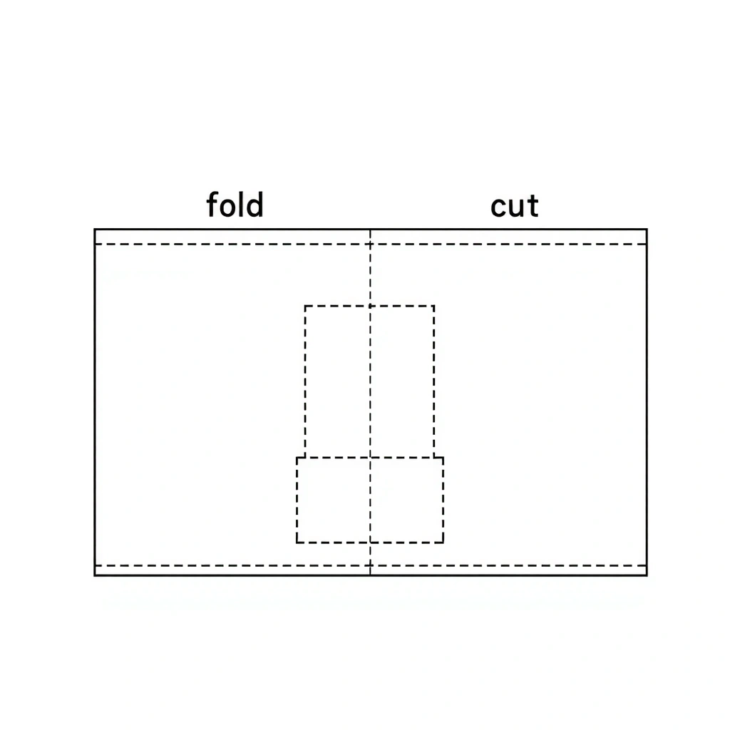 Szablon składanej książeczki (do wydruku) - Szablony - Dzień Książki