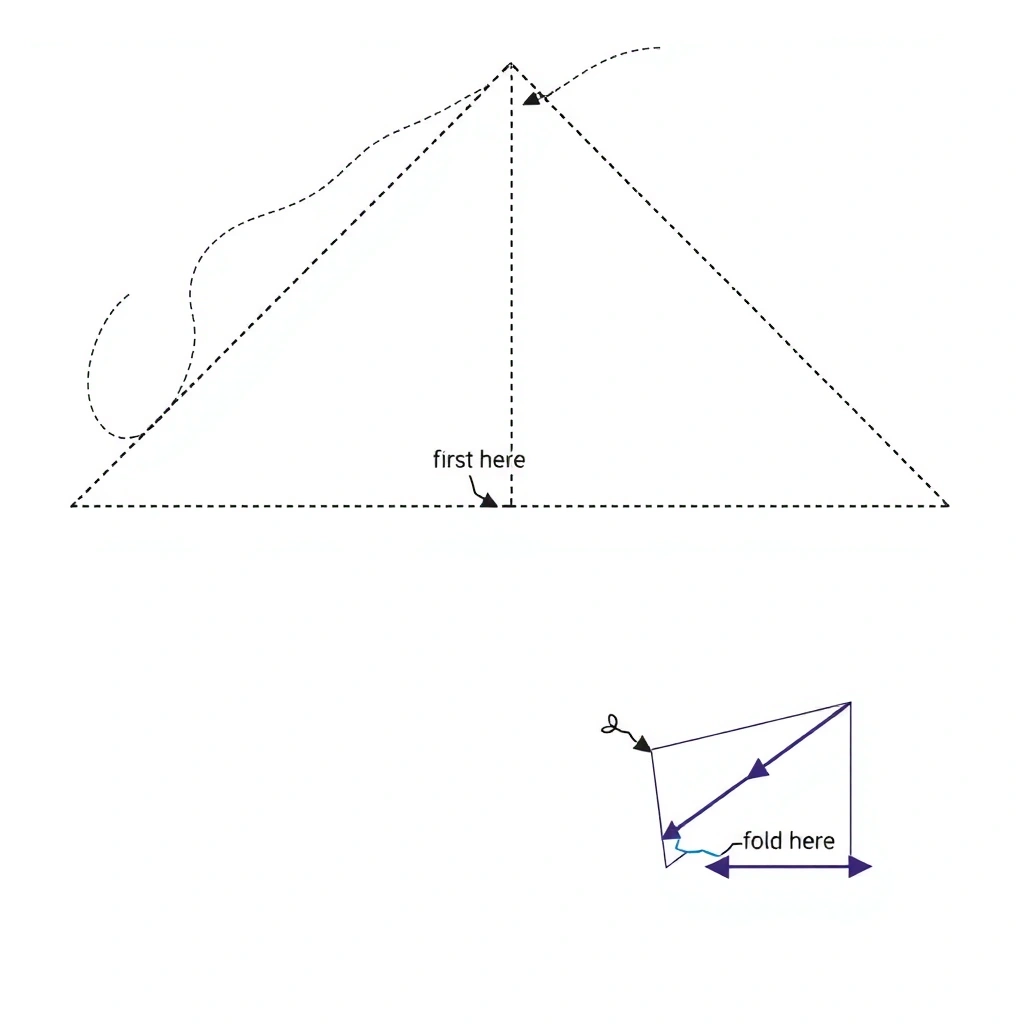 Szablon papierowego samolotu — proste złożenie - Szablony - Dzień Lotnictwa i Kosmonautyki