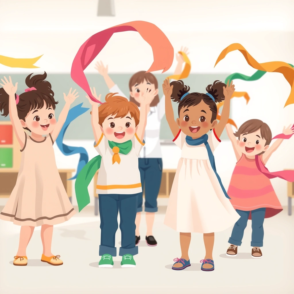 Chusty i wstążki — inspiracja ruchu - Materiały - Dzień Ojca