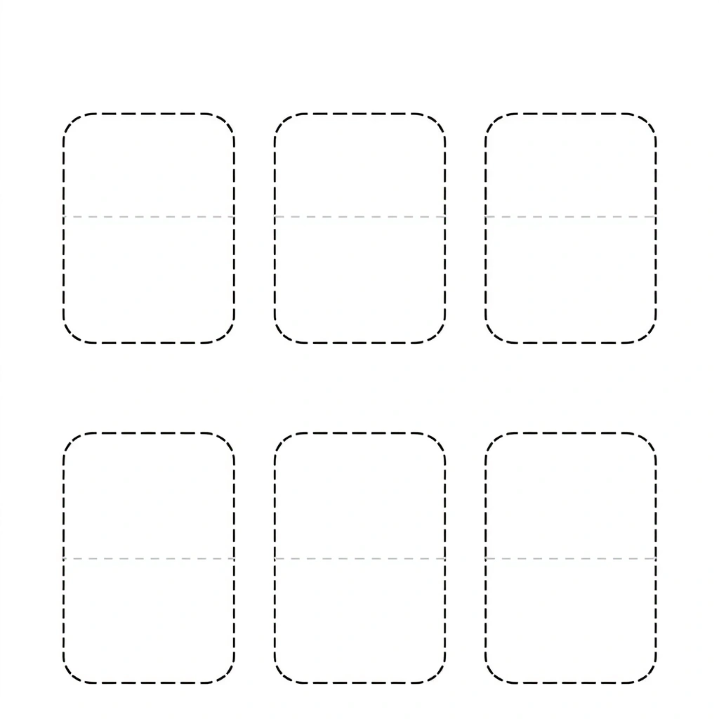 Szablon kart (ramki) do wydruku - Szablony - Dzień Emotikony