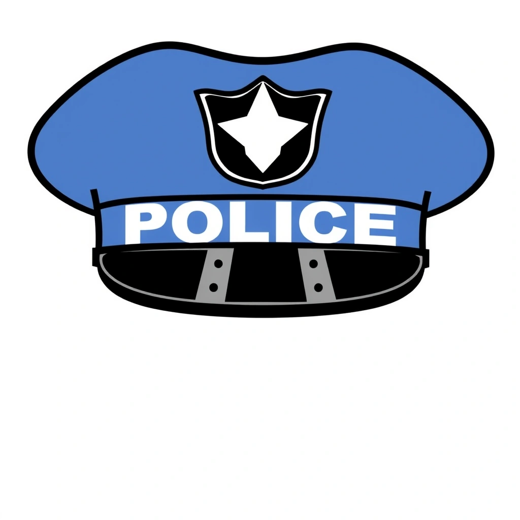 Szablon czapki/opaski policyjnej - Szablony - Dzień Policjanta