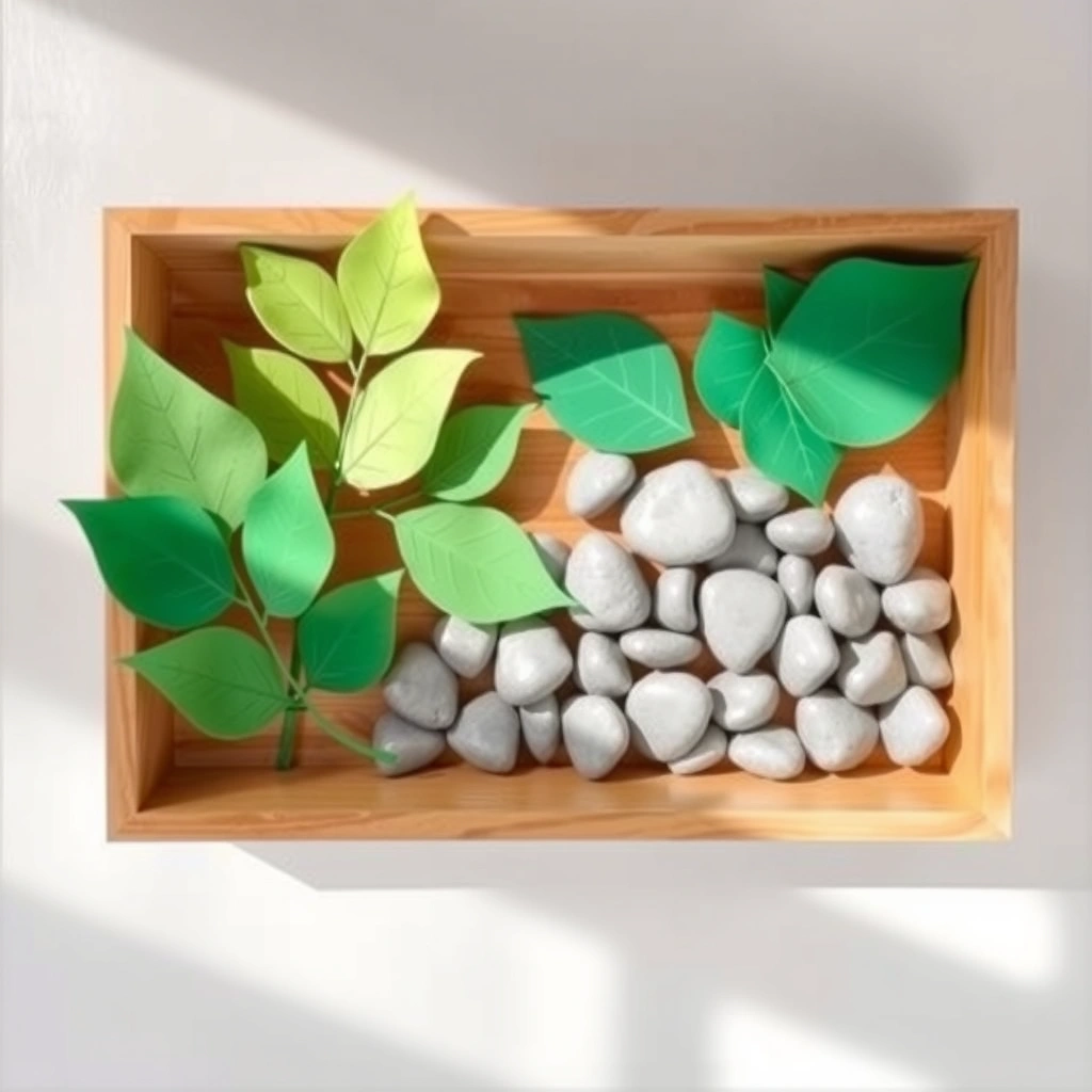 Zdjęcie: Stacja listków i kamyków - Materiały - Dzień Ziemi