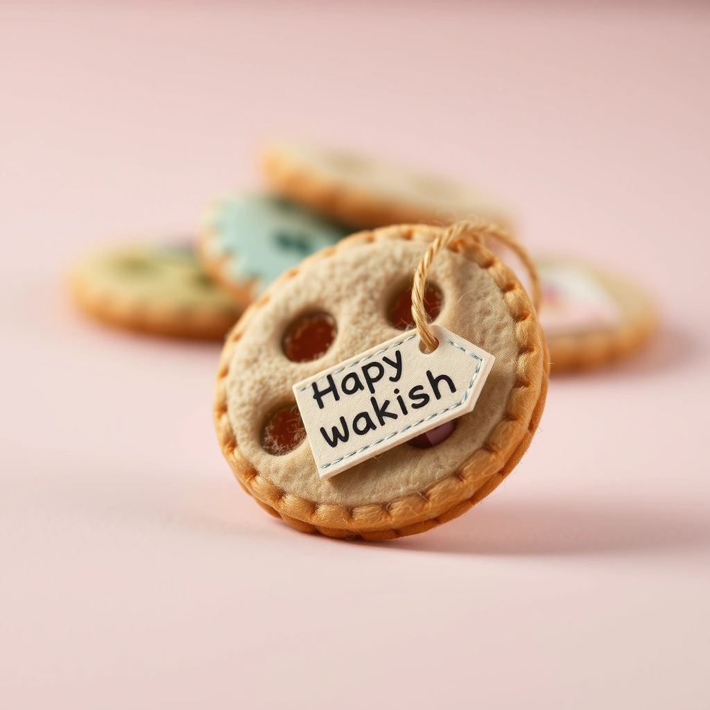 Małe pamiątkowe ciasteczko - ilustracja - Materiały - Dzień Ciasteczek