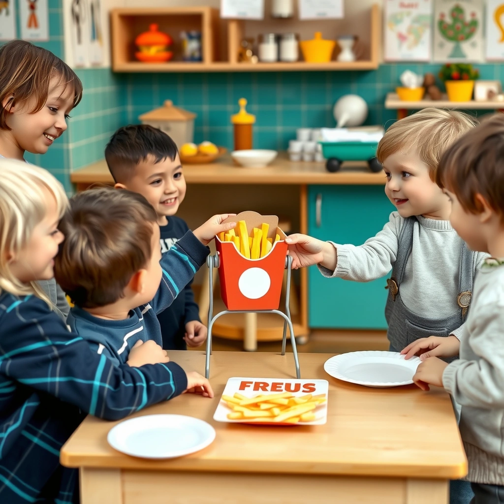 Scenka do zabawy: Restauracja 'Frytka' (role-play) - Materiały - Dzień Frytek