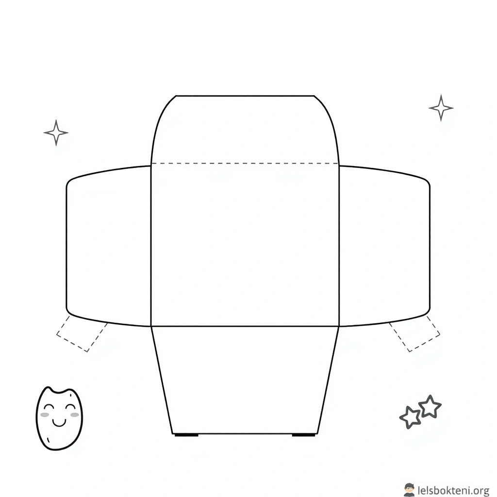 Szablon pudełka na frytki (do wydruku) - Szablony - Dzień Frytek