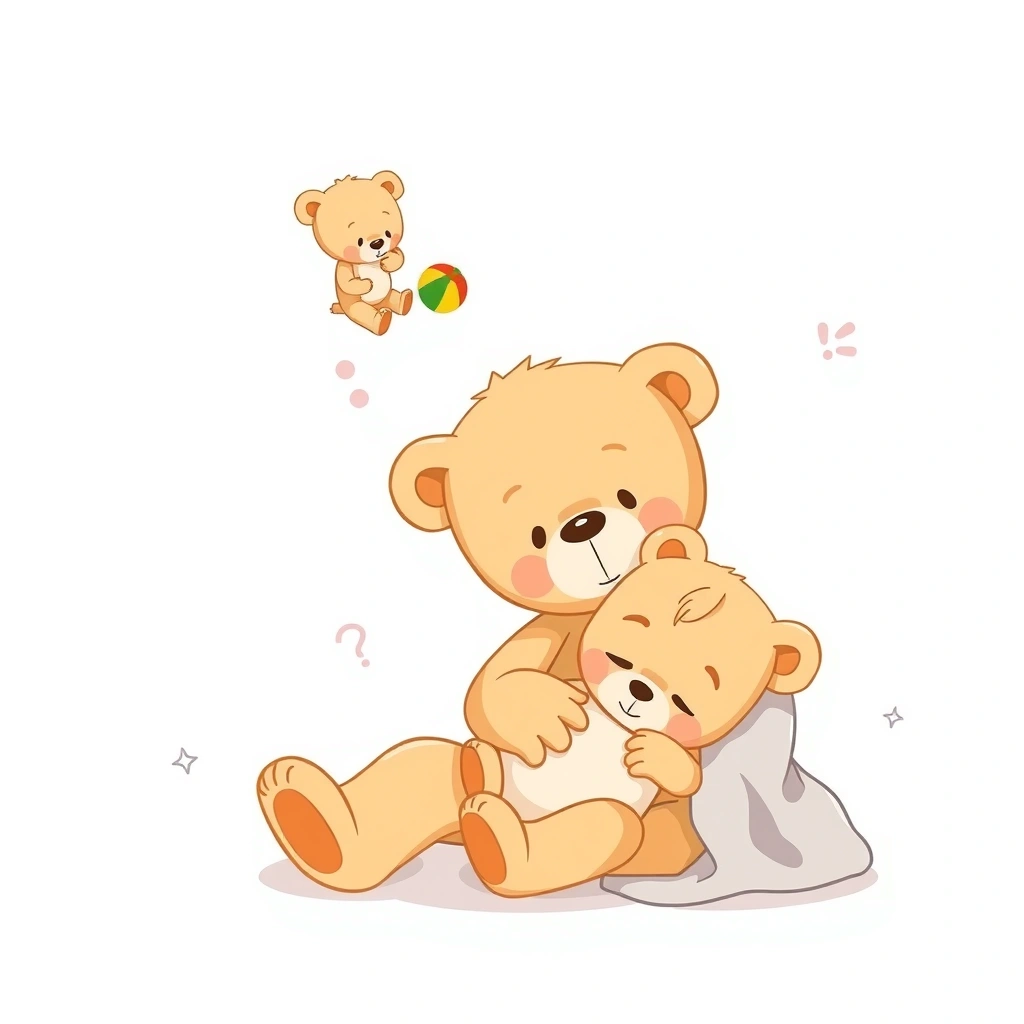 Krótka historyjka w 3 kadrach — Misio - Materiały - Dzień Pluszowego Misia (Polski)