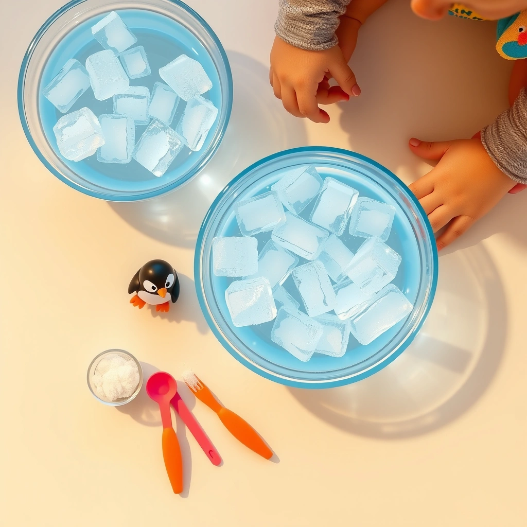 Scena: eksploracja lodu i wody - Materiały - Dzień Pingwina