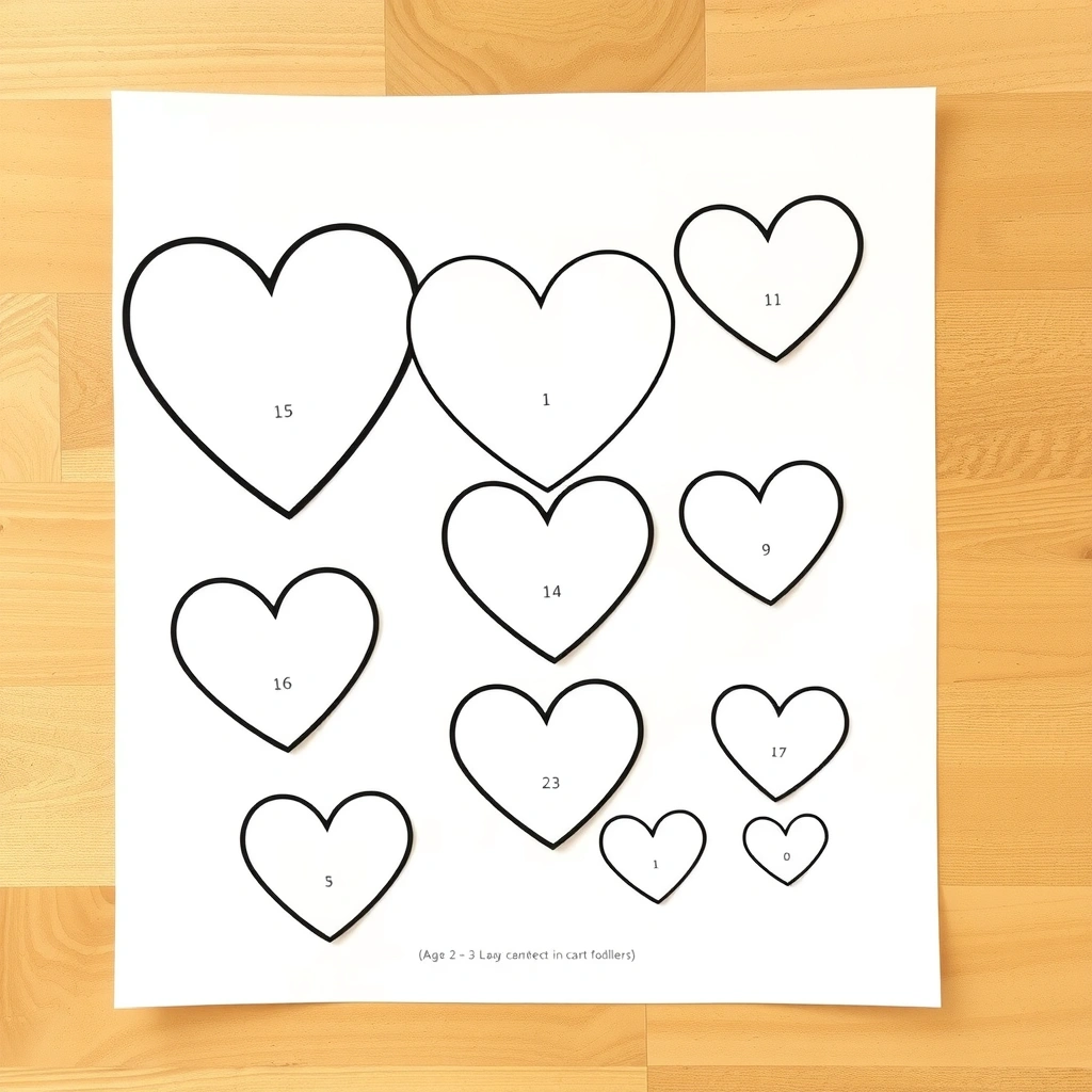 Szablony serduszek do wycięcia - Szablony - Dzień Miłości