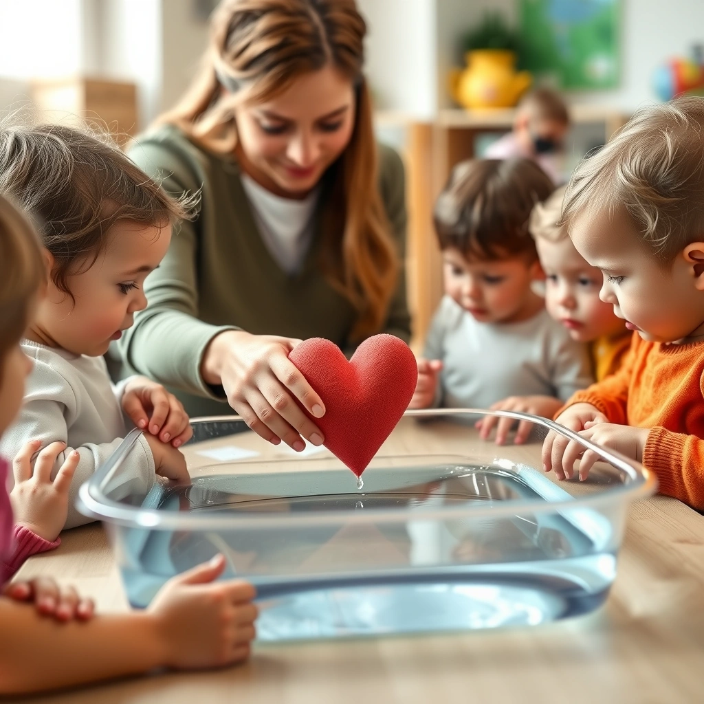 Zdjęcie demonstracyjne — Doświadczenie pływania - Materiały - Dzień Miłości