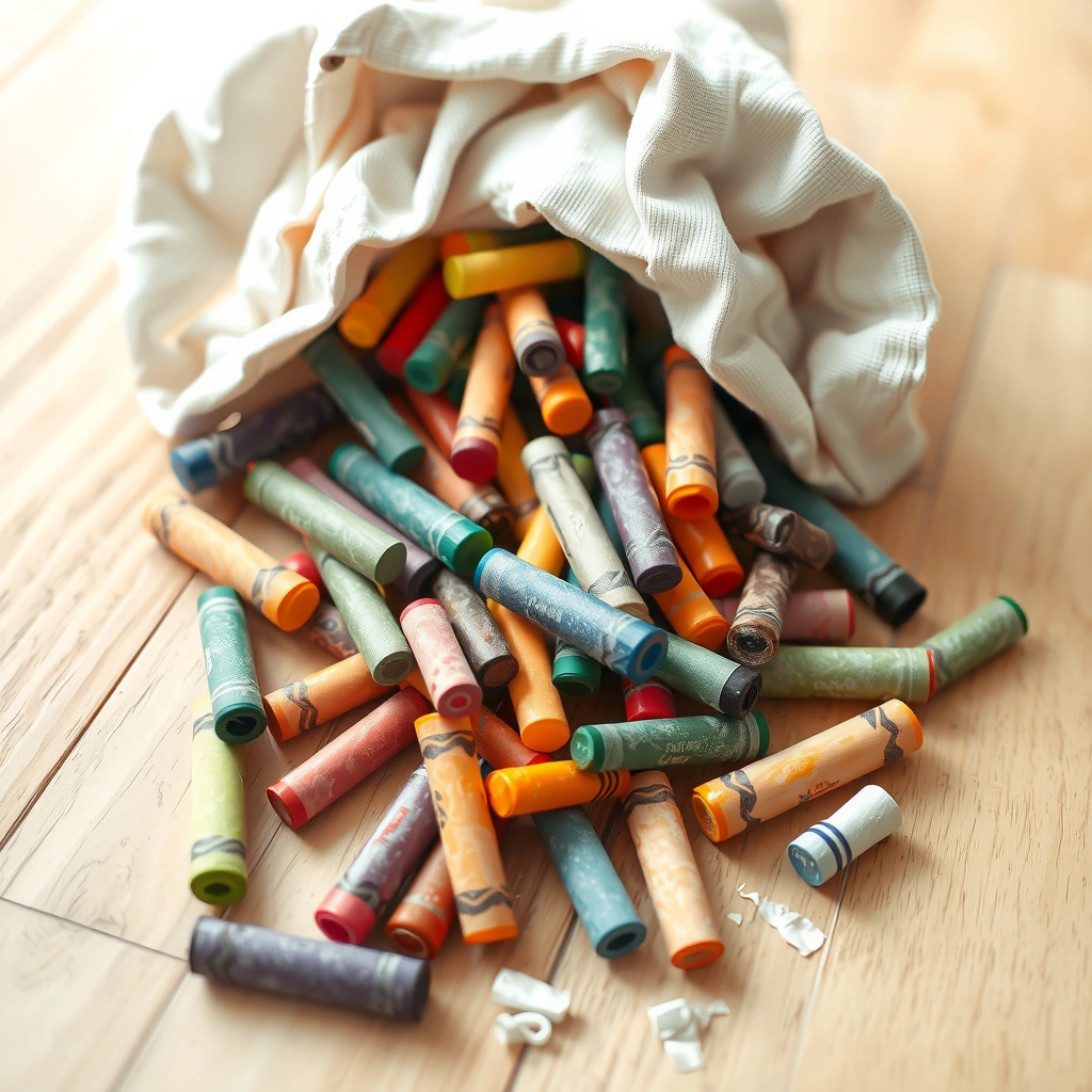 Kredki w torbie — zdjęcie detalu - Materiały - Dzień Kredki