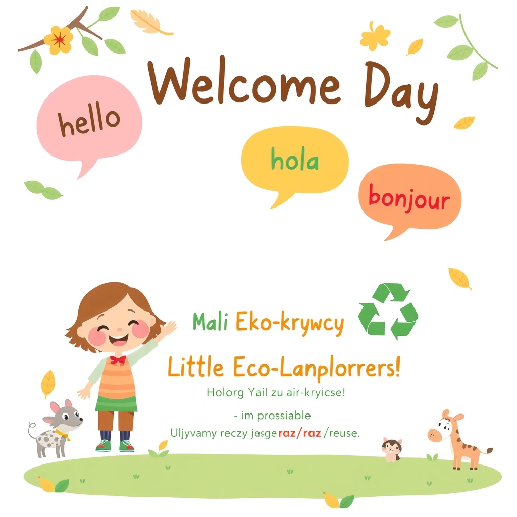 Plakat powitalny — Dzień Języków Obcych - Materiały - Dzień Języków Obcych