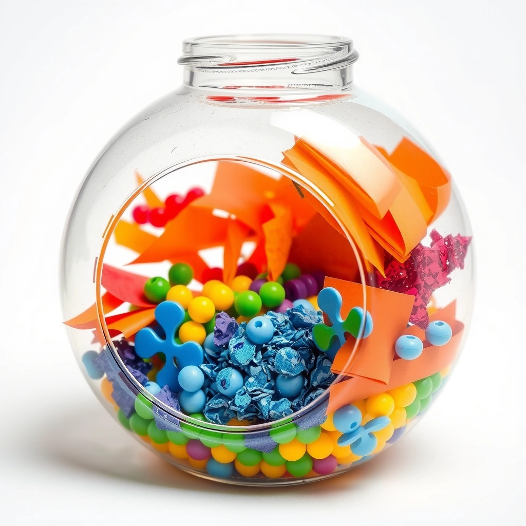 Butelka sensoryczna — przykład - Materiały - Dzień Tęczy