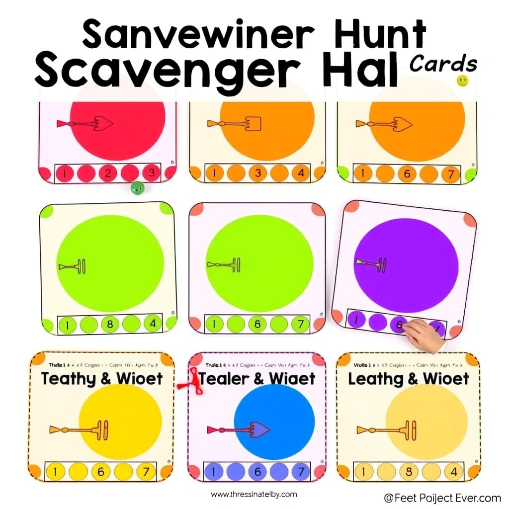 Karty do zbierania kolorów (poszukiwania) - Szablony - Dzień Tęczy