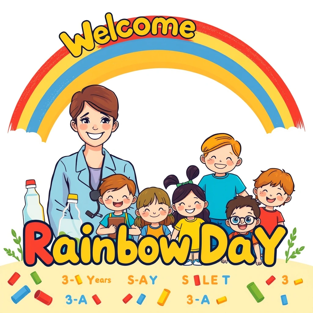 Plakat powitalny — Dzień Tęczy - Materiały - Dzień Tęczy