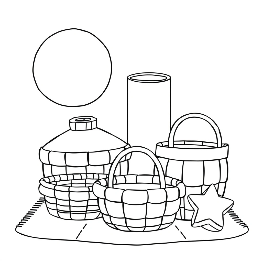 Kolorowanka: Duże klocki i elementy z recyklingu - Kolorowanki - Międzynarodowy Dzień Lego