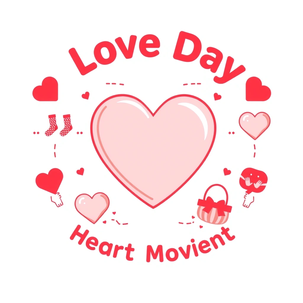 Plakat zajęć — Dzień Miłości: Ruchowe Serduszka - Materiały - Dzień Miłości